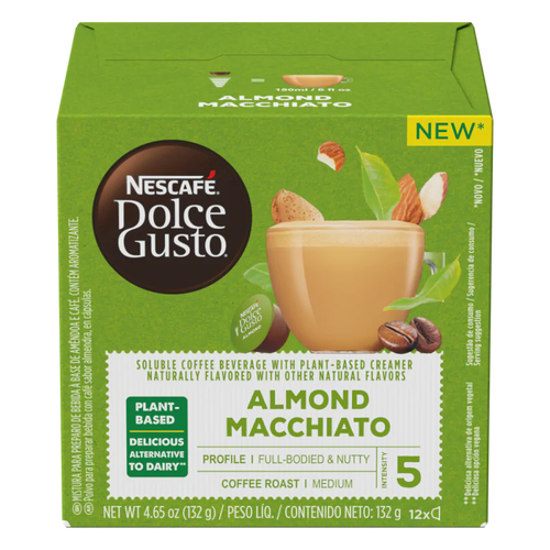 MACCHIATO AMÊNDOAS VEGANO 12 CÁPSULAS