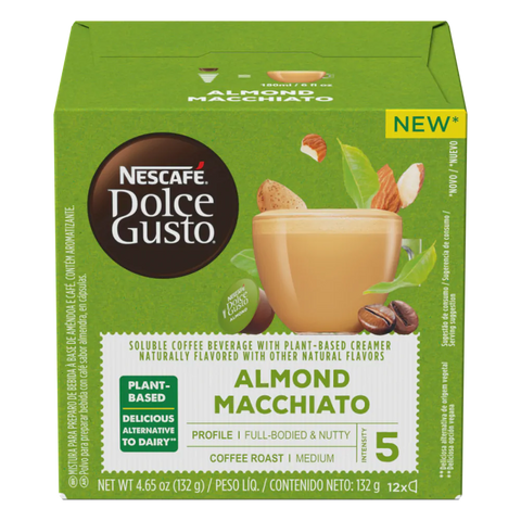 MACCHIATO AMÊNDOAS VEGANO 12 CÁPSULAS