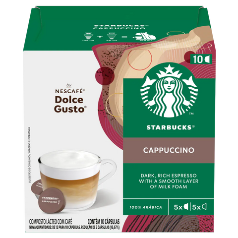 STARBUCKS CAPPUCCINO 10 CÁPSULAS