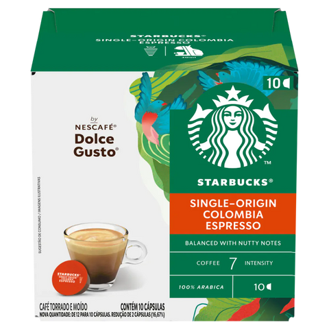 STARBUCKS ESPRESSO COLOMBIA 10 CÁPSULAS