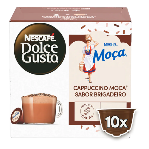 CAPPUCCINO MOÇA SABOR BRIGADEIRO 10 CÁPSULAS