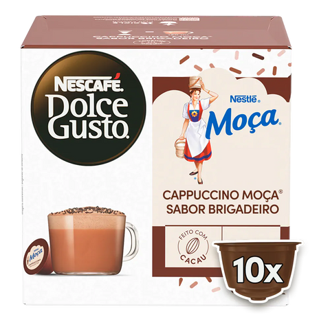 CAPPUCCINO MOÇA SABOR BRIGADEIRO 10 CÁPSULAS
