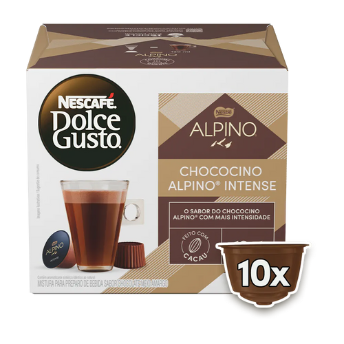 CHOCOCINO ALPINO INTENSE 10 CÁPSULAS