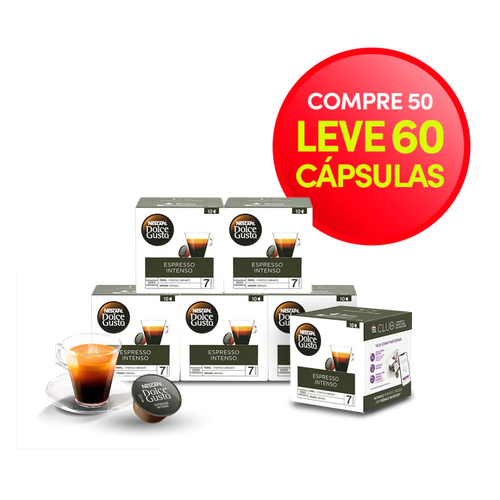 COMBO ESPRESSO INTENSO LEVE 60 PAGUE 50 CÁPSULAS