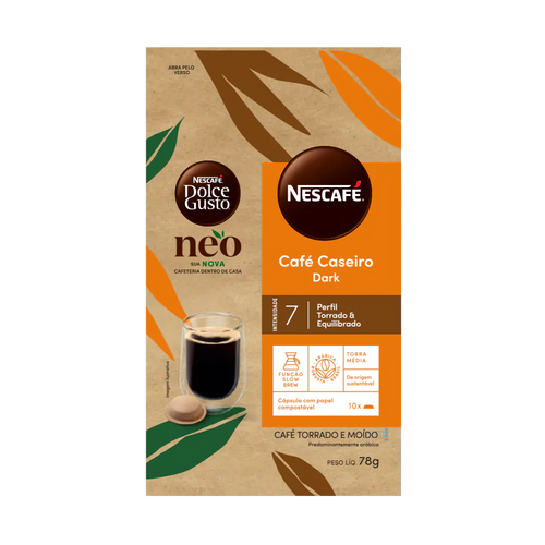 NEO Caseiro Dark 10 Cápsulas